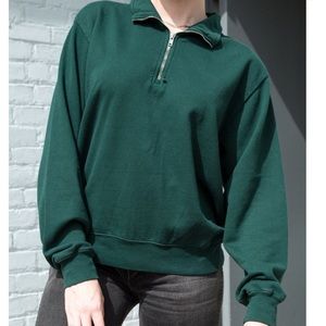 green brandy melville sweatshirt